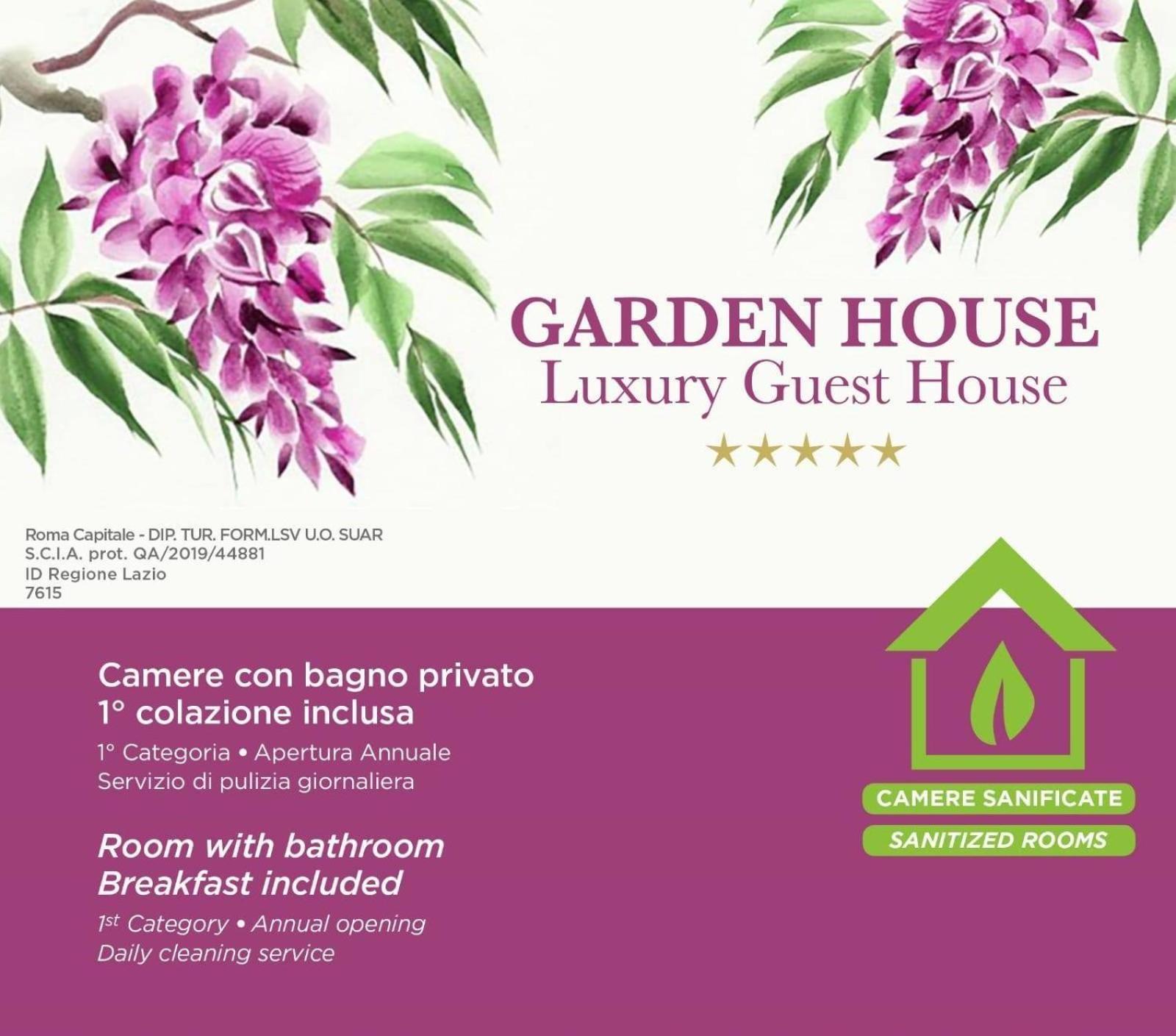 Garden House - Luxury Guest House - Overnight Stay Only Roma Exterior foto